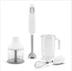 SMEG HBF03WHEU Witte Staafmixerset – FlowBlend RVS Blender, Hakmolen &amp; Garde, Tritan Beker