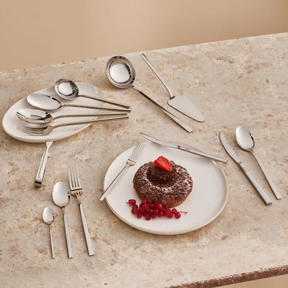 Karaca Nil 91 Stuks 18/10 Roestvrijstalen Vork Lepel Mes Set – Met Serviesset