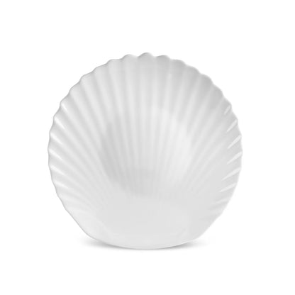 Karaca White Shell 18 Parça 6 Kişilik Opal Cam Yemek Takımı – Beyaz Sofra Seti