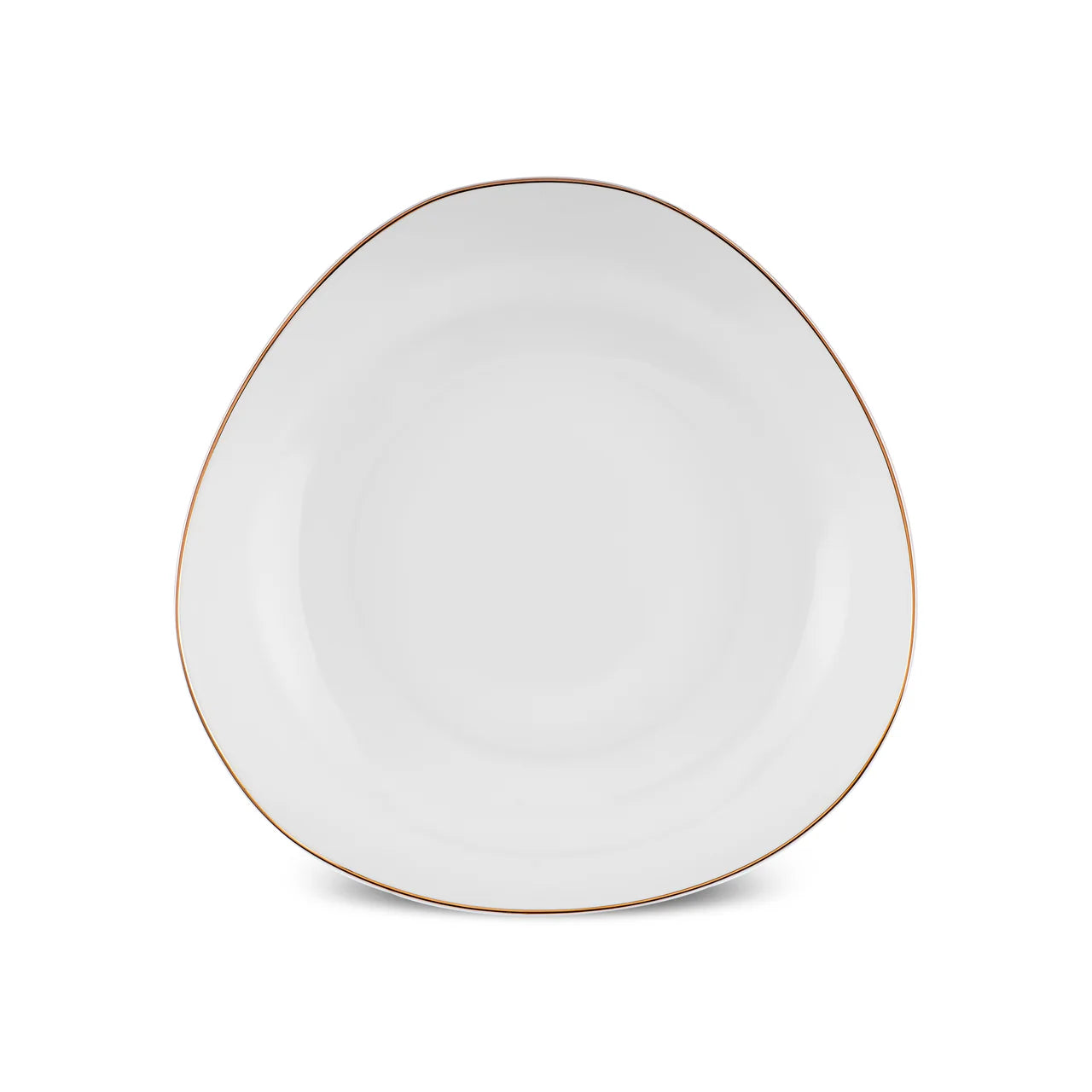 Karaca Stream Bone Middle 53 Piece Dinner Set for 12 People – Gold