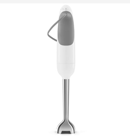 SMEG HBF03WHEU Witte Staafmixerset – FlowBlend RVS Blender, Hakmolen &amp; Garde, Tritan Beker