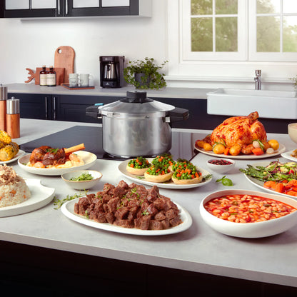 Karaca Quick and Safe 6+8 Lt İndüksiyon Tabanlı Düdüklü Tencere Seti – Hızlı, Güvenli ve Dayanıklı