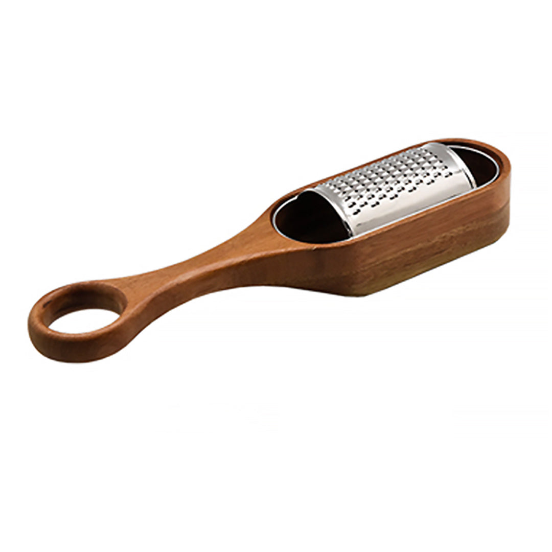 Handy Acacia Ring Grater – Practical Grater with Wooden Handle