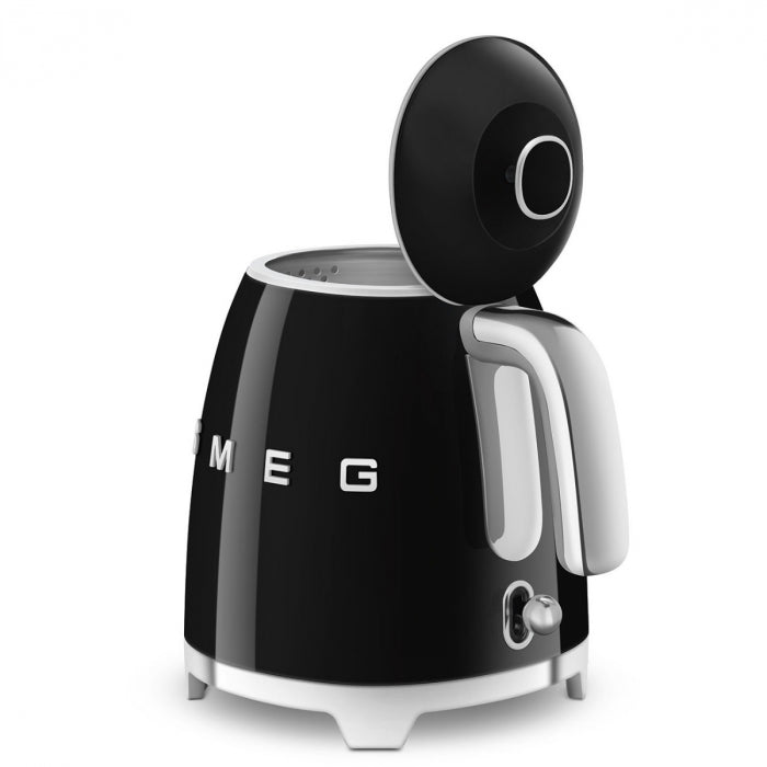 Smeg KLF05BLEU Siyah Mini Kettle – 0.8 Litre Kompakt Su Isıtıcı