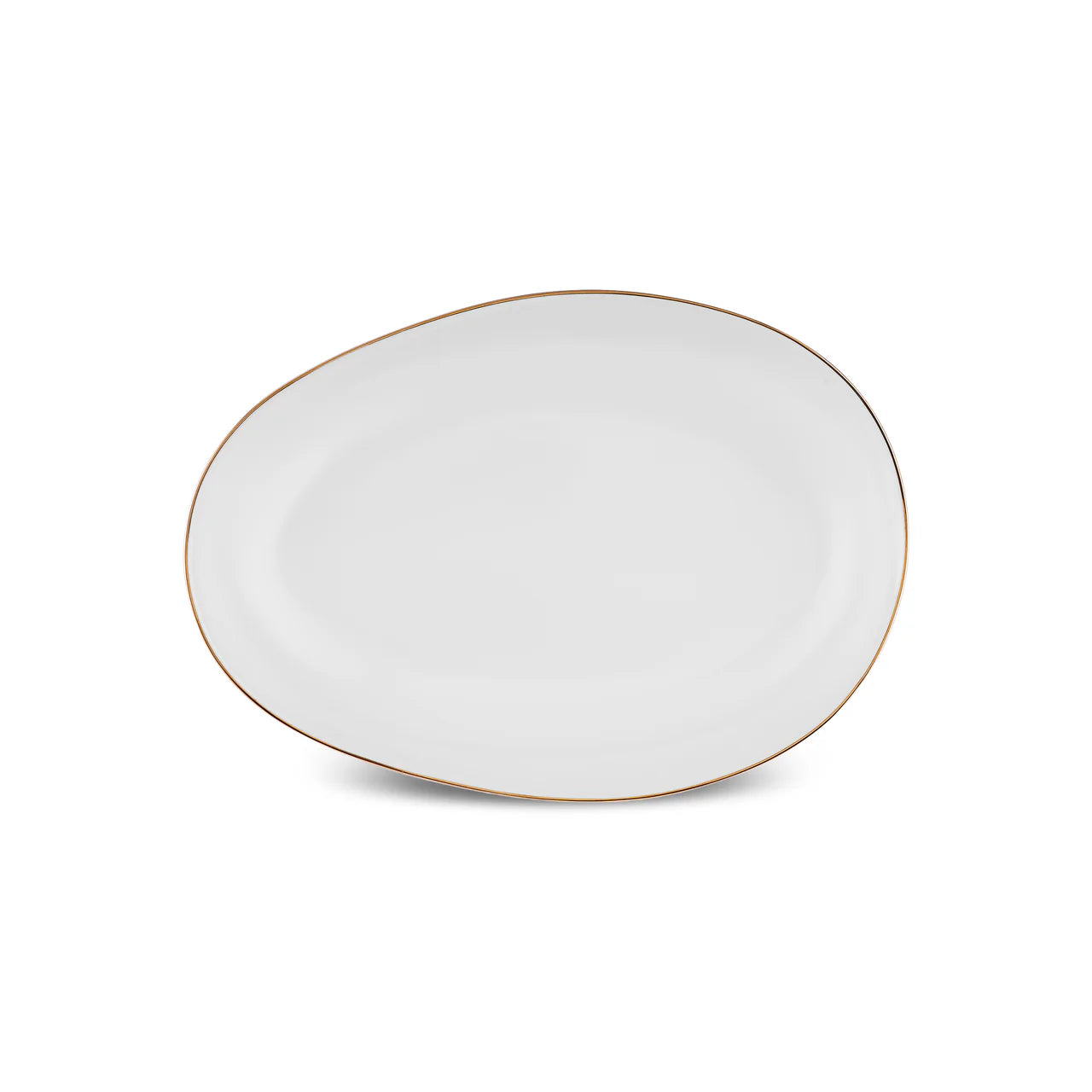 Karaca Stream Bone Middle 53 Piece Dinner Set for 12 People – Gold