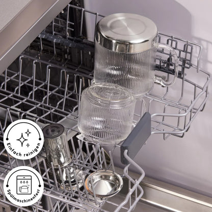 Karaca Kelly XL Cam Çaydanlık – 1000 ml Demlik, 2000 ml Suluk, Borosilikat Cam