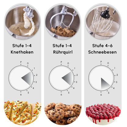 Karaca Blendburst Stand Mikser 5,7 L 1400W – İkonik Bej