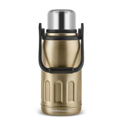 Karaca Adent 800 ml Çelik Termos – Gold, Şık Tasarım, Sızdırmaz Çelik