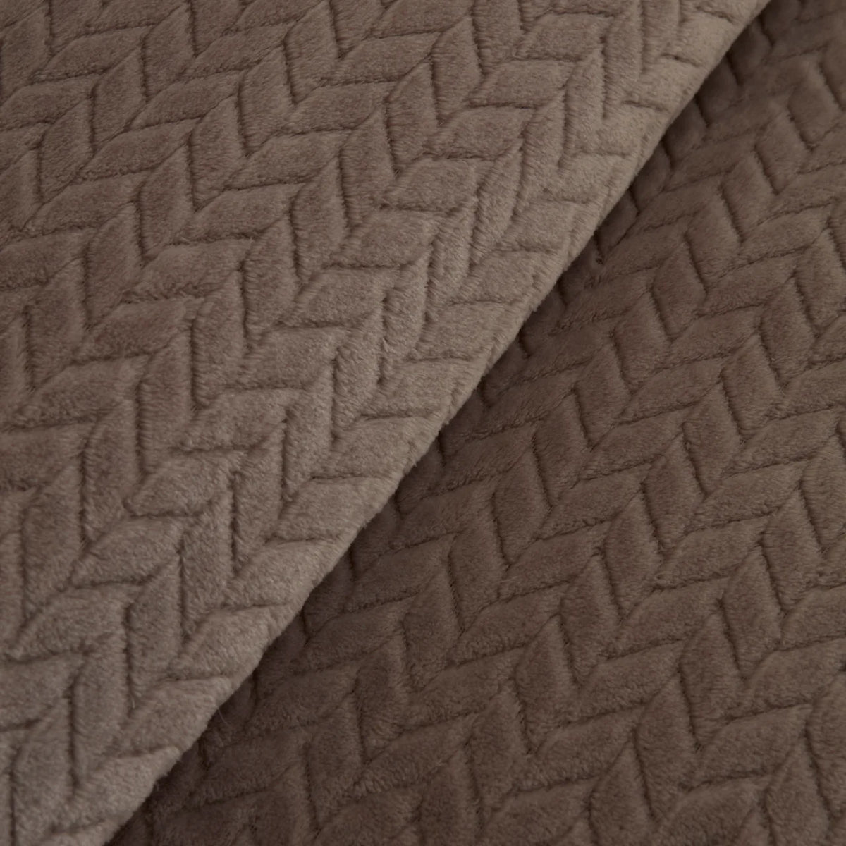 Karaca Leaves Taupe Tweepersoonsdeken 200x220 cm – Stijlvolle en Zachte Deken