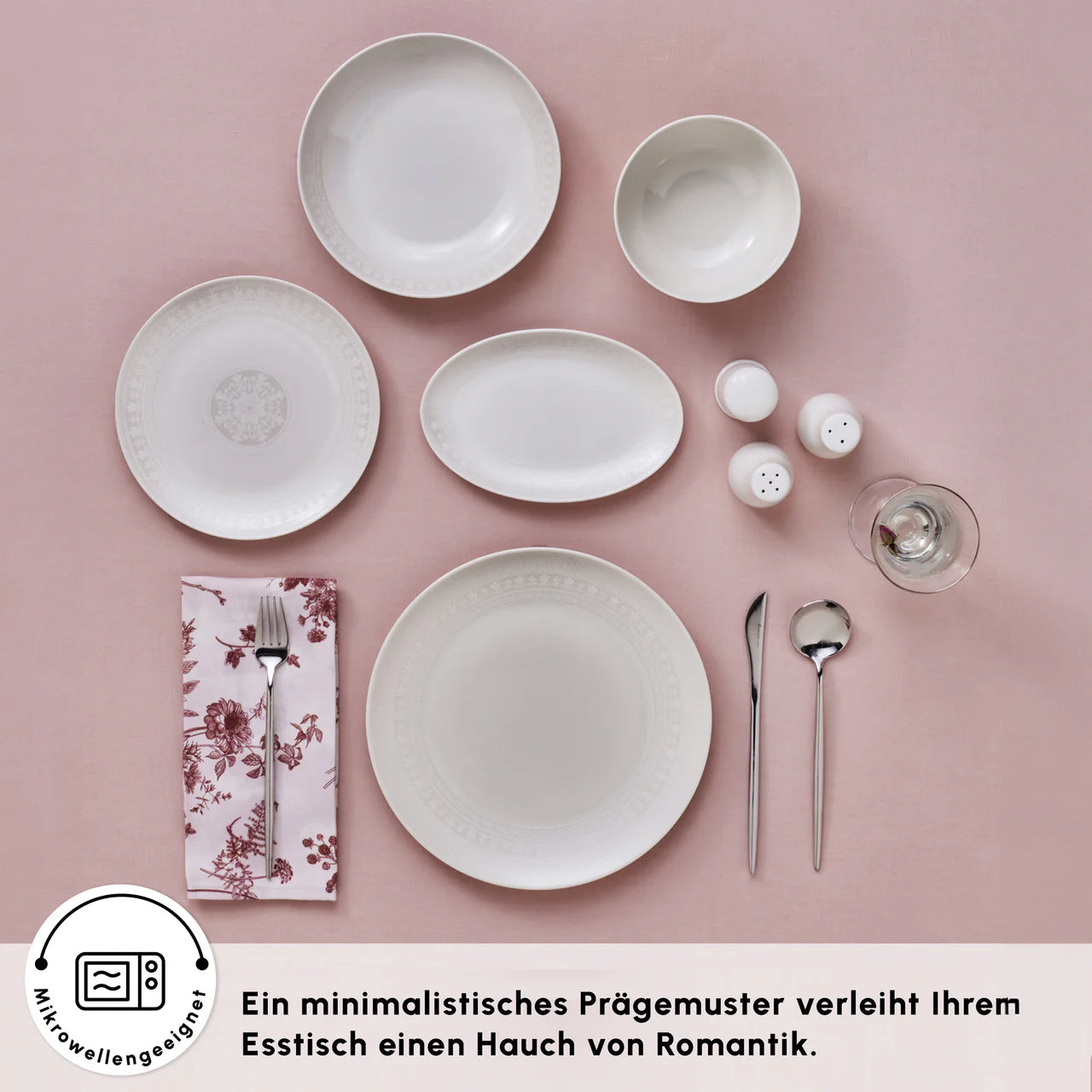 Karaca Forever Bone Artiste 53 Parça 12 Kişilik Yemek Takımı – Şıklık ve Dayanıklılığı Bir Arada