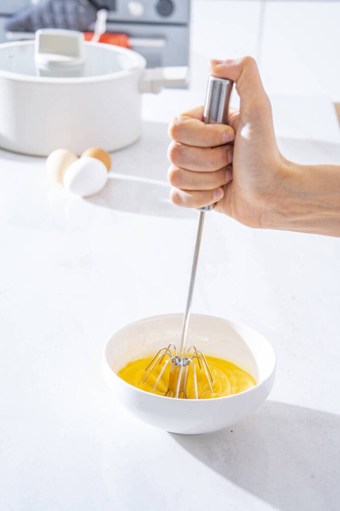 Evero Manual Steel Whisk 30 cm – Stainless Steel Kitchen Whisk