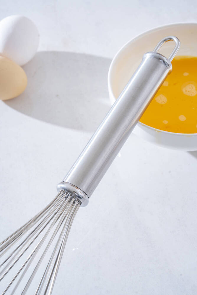 Evero Stalen Klopper 35 cm – Roestvrijstalen Professionele Keukenklopper