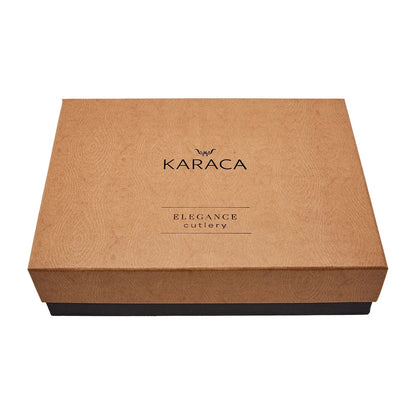 Karaca New Flow 84-Piece 12-Person Cutlery Set – Boxed Flatware Set