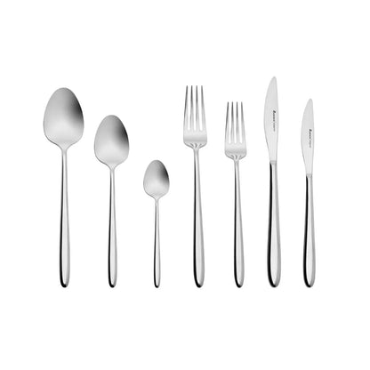 Karaca New Flow 84-Piece 12-Person Cutlery Set – Boxed Flatware Set