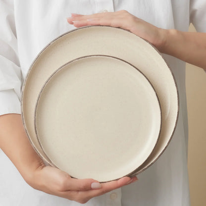 Karaca Monica 24-Parça 6 Kişilik Stoneware Yemek Takımı – Beige