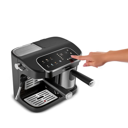Karaca Hatır Perfetto Espresso ve Türk Kahvesi Makinesi INOX – Çok Fonksiyonlu Kahve Makinesi