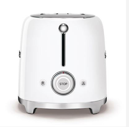 SMEG TSF01WHEU Witte Broodrooster – 2 Sneden, Retro 50's Stijl, 950W
