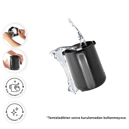 Karaca Hatır Neo Inox Turkse Koffiemachine – Stalen Cezve, Kolen en Aromatische Koffie