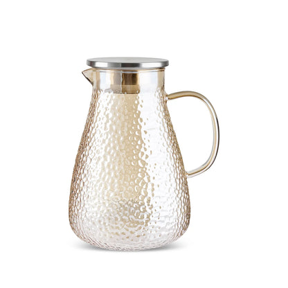 Karaca Luminous Amber 7 Parça Cam Sürahi ve Bardak Seti – 1,8 L Sürahi ve 6 Bardak