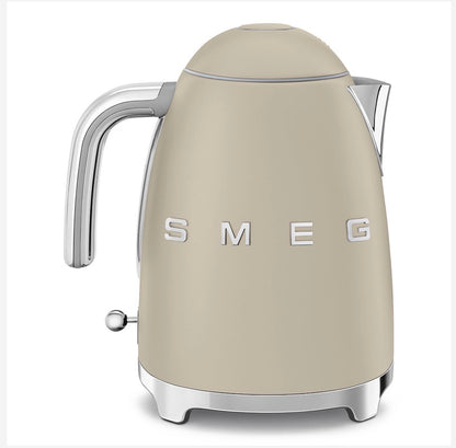 SMEG Ontbijtset Mat Crème 3-delig – Koffiezetapparaat, Waterkoker & Broodrooster