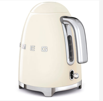 SMEG KLF03CREU 1.7L Elektrikli Su Isıtıcısı – Cream / Krem Retro Kettle