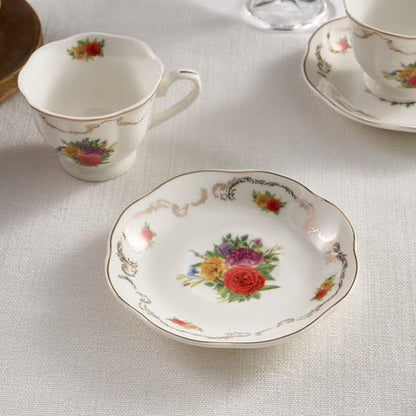 Karaca Antique 4 Parça 2 Kişilik Çay Fincanı Takımı – 200 ml