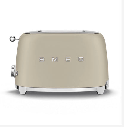 SMEG Ontbijtset Mat Crème 3-delig – Koffiezetapparaat, Waterkoker & Broodrooster