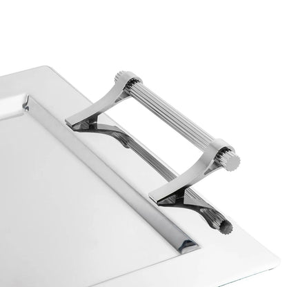 Jumbo Timeless Camino Krom Aynalı Servis Tepsisi – 34,5x50 cm