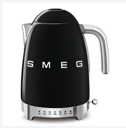 Smeg KLF04BLEU Değişken Sıcaklık Ayarlı Su Isıtıcısı 1,7 L – Siyah (50’ler Serisi)