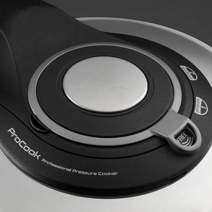 Jumbo Procook 4+6 L İkili Düdüklü Tencere Seti – 4 Parça, 18/10 Paslanmaz Çelik