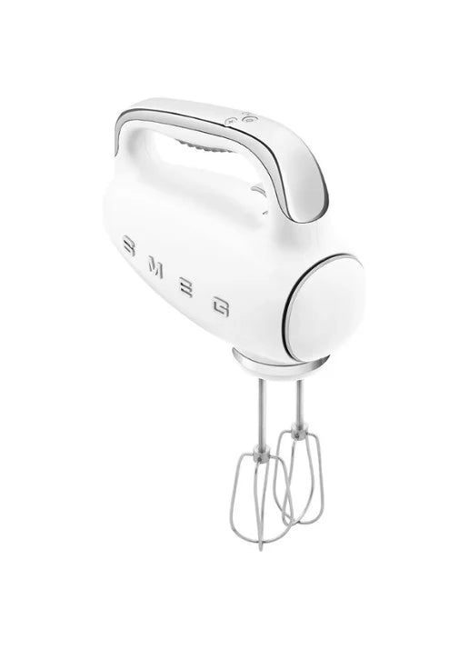 SMEG HMF01WHEU Beyaz El Mikseri – 9 Hız, Turbo Fonksiyon, Retro 50’ler Tasarım