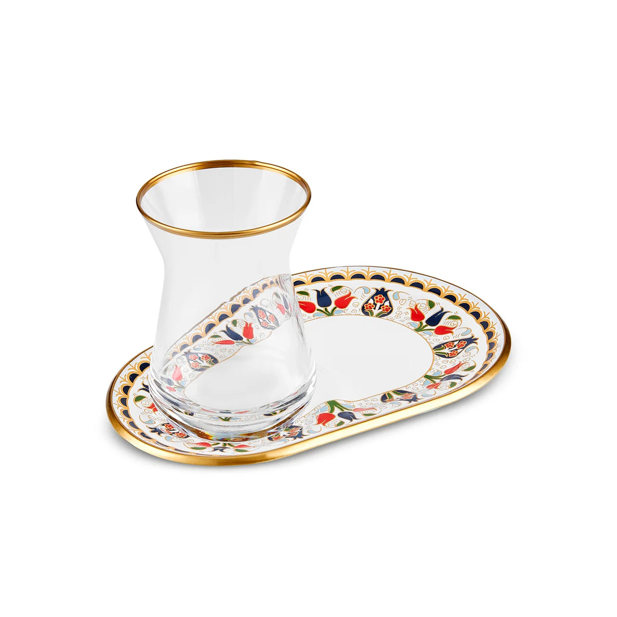 Karaca Tulip 12 Parça 6 Kişilik Çay Fincanı Takımı