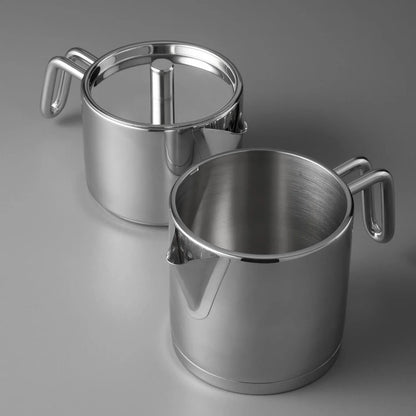 Jumbo Metalix Full Metal Çaydanlık – 304 Paslanmaz Çelik, 1.1 L Demlik – 1.5 L Suluk