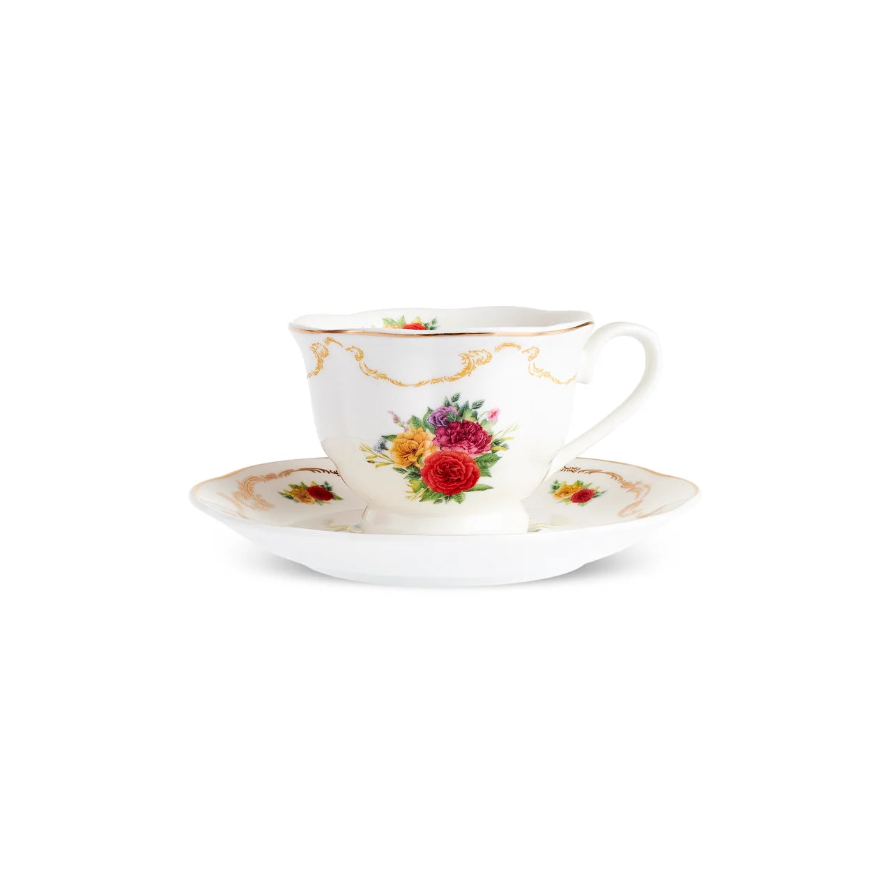 Karaca Antique 4 Parça 2 Kişilik Çay Fincanı Takımı – 200 ml