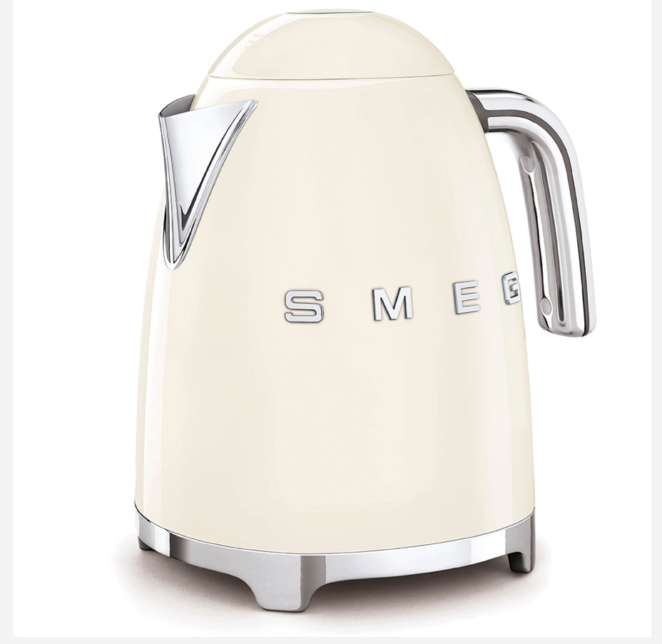 SMEG KLF03CREU 1.7L Elektrikli Su Isıtıcısı – Cream / Krem Retro Kettle