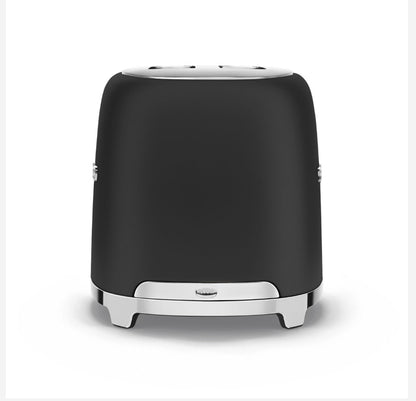 SMEG TSF01BLEU Zwarte Broodrooster – 2 Sneden, Retro 50's Stijl, 950W