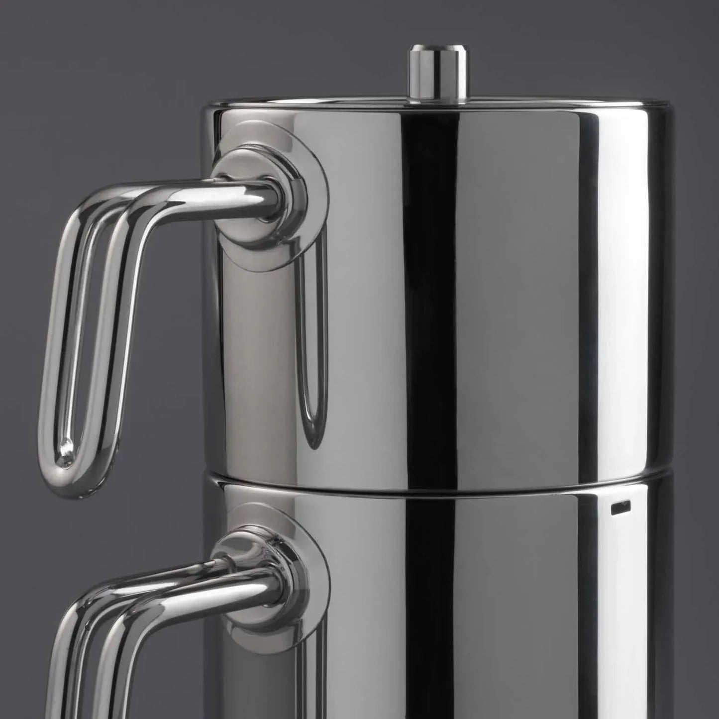 Jumbo Metalix Full Metal Çaydanlık – 304 Paslanmaz Çelik, 1.1 L Demlik – 1.5 L Suluk