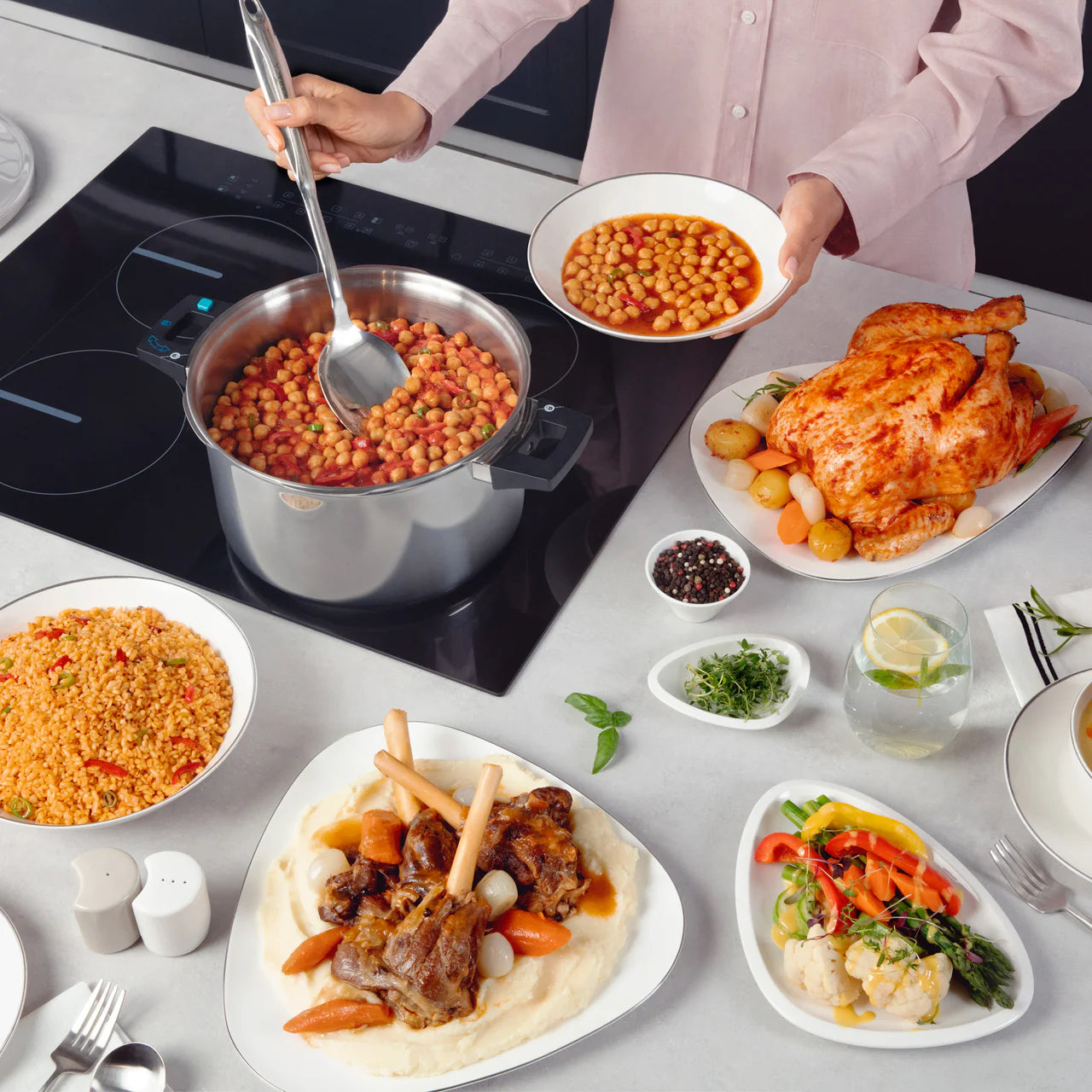 Karaca Quick and Safe 6+8 Lt İndüksiyon Tabanlı Düdüklü Tencere Seti – Hızlı, Güvenli ve Dayanıklı