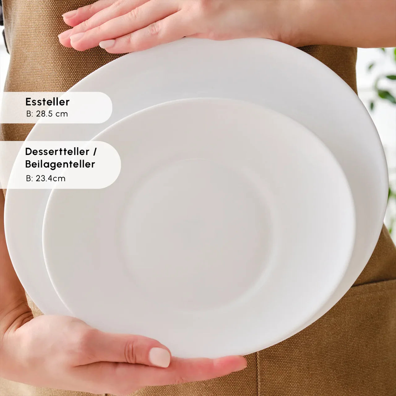 Karaca White Pure Opal Glas 24-delig 6 Personen Serviesset