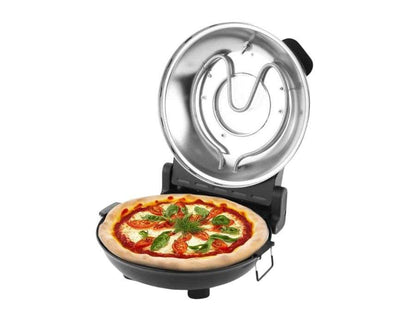 Mulex Tasfirin Taş Fırın Pizza ve Lahmacun Makinesi – 400°C, Çift Isı Kontrolü, Soft Close Kapak