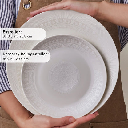 Karaca Forever Bone Artiste 53 Parça 12 Kişilik Yemek Takımı – Şıklık ve Dayanıklılığı Bir Arada