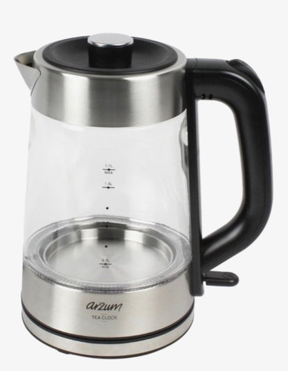 Arzum AR3154 1.7 L Dubbelwandige Glazen Theemaker – 1700W