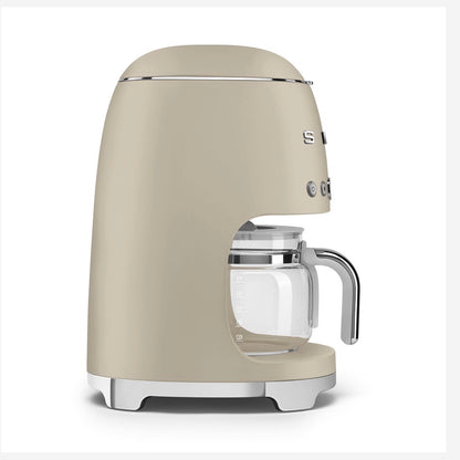 SMEG Ontbijtset Mat Crème 3-delig – Koffiezetapparaat, Waterkoker & Broodrooster