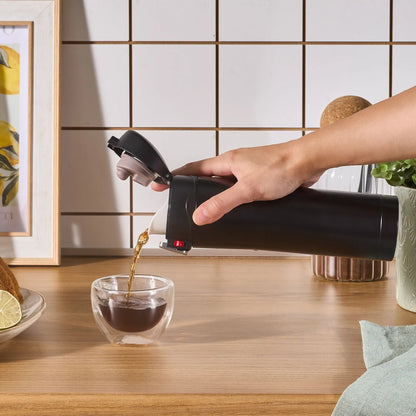 Karaca Pluton Çelik Sızdırmaz Termos 450 Ml – Siyah