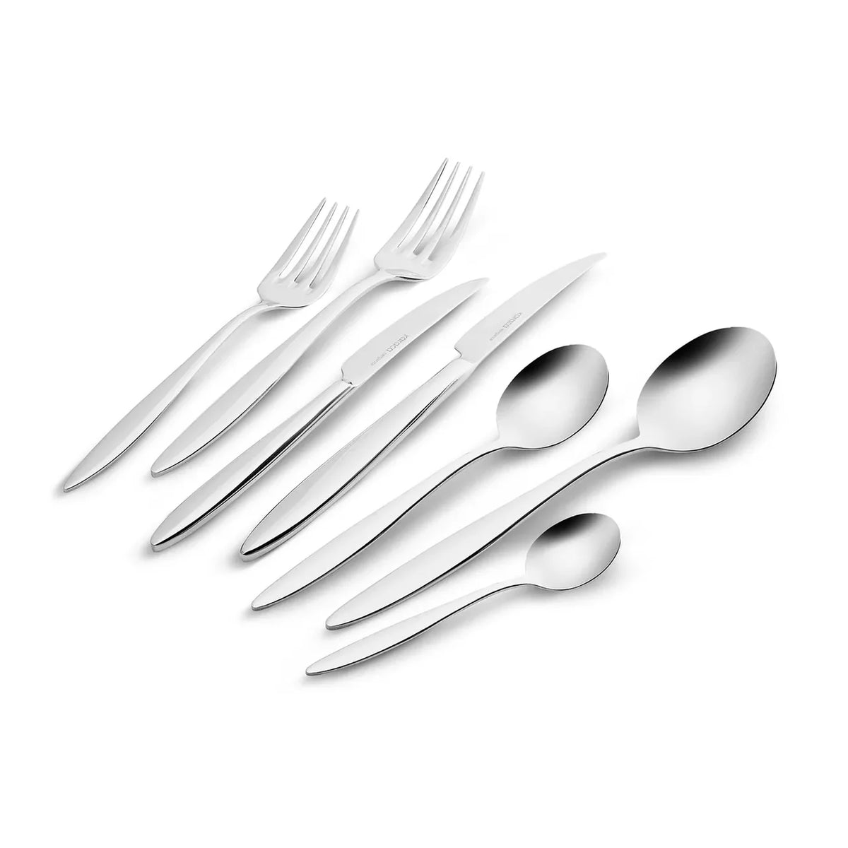 Karaca Novara Elegance 84-Piece 12-Person Cutlery Set – Stylish Tableware Set