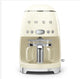 Smeg Krem Filtre Kahve Makinesi – 1.25 L, 1050W, Retro 50’s Style, 10 Fincan Kapasite