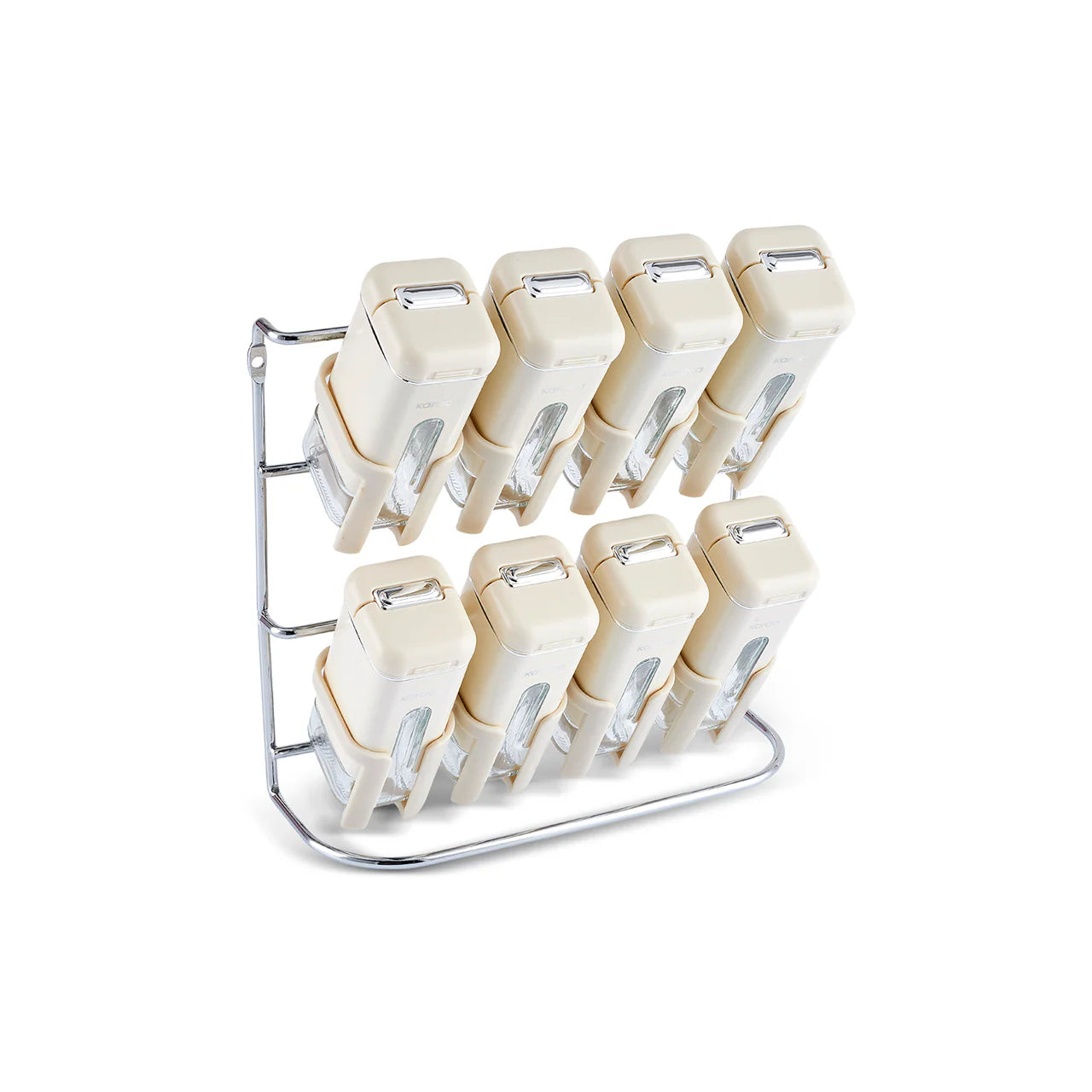 Karaca Luminous 9 Parça Baharat Kavanoz Seti – Krem