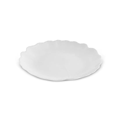 Karaca White Flower 18 Parça 6 Kişilik Opal Cam Yemek Takımı – Beyaz Sofra Seti