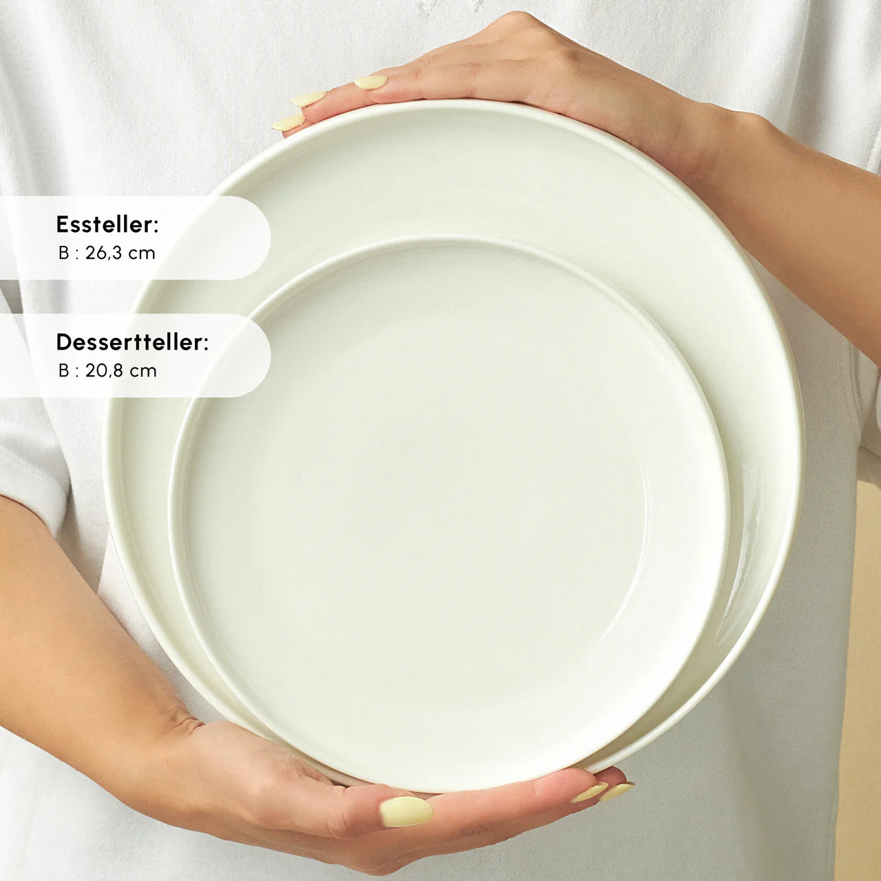Karaca Stream Bone Sirius 53-delig 12-persoons servies Wit