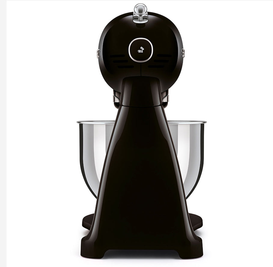 Smeg Siyah Stand Mikser – 800W, 4.8 L Paslanmaz Çelik Hazneli, Retro 50’ler Tasarım
